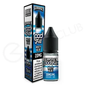 Misty Blue Nic Salt E-Liquid by Seriously Pod Fill