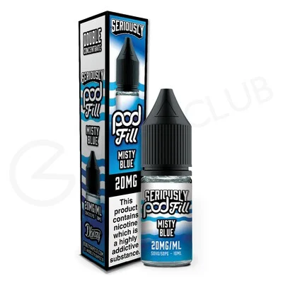 Misty Blue Nic Salt E-Liquid by Seriously Pod Fill
