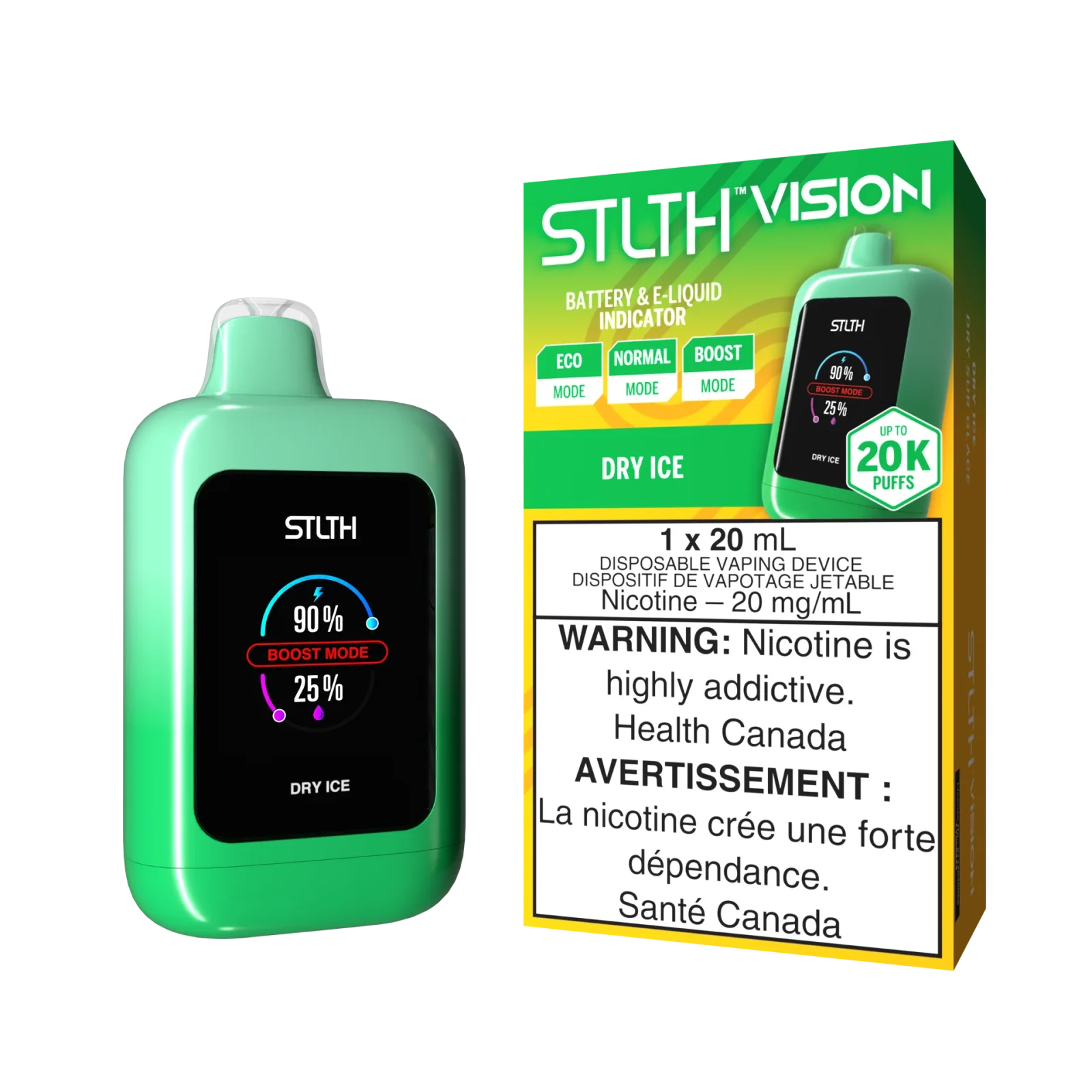 Stlth Vision Dry Ice 20k