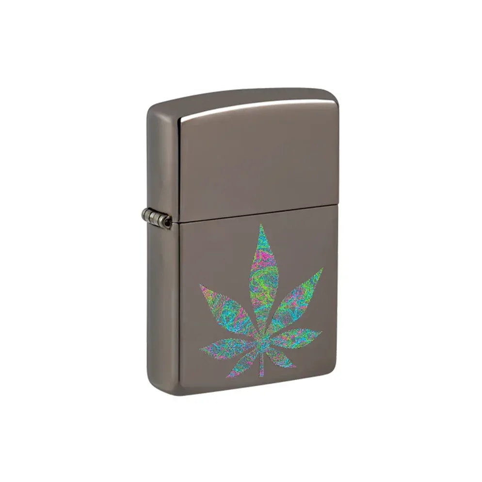 Zippo Lighter - Funky Cannabis Design - Image 2