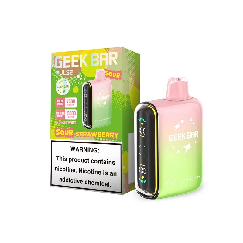 Geek Bar Pulse Sour Strawberry - Geek Bar Pulse Sour Strawberry