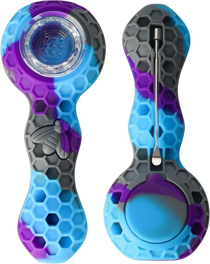 5″ Honeycomb Silicone Pipe