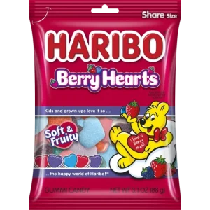 Haribo Berry Hearts 88g