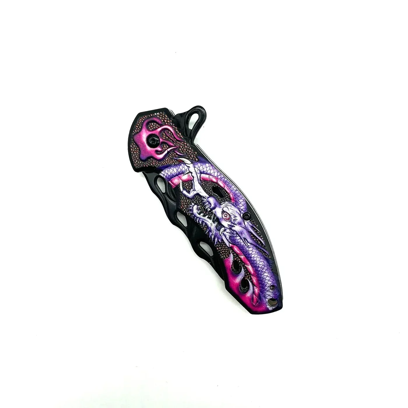 Black Widow - 8.75" Foldable Pocket Knife - Hellscale - Image 2