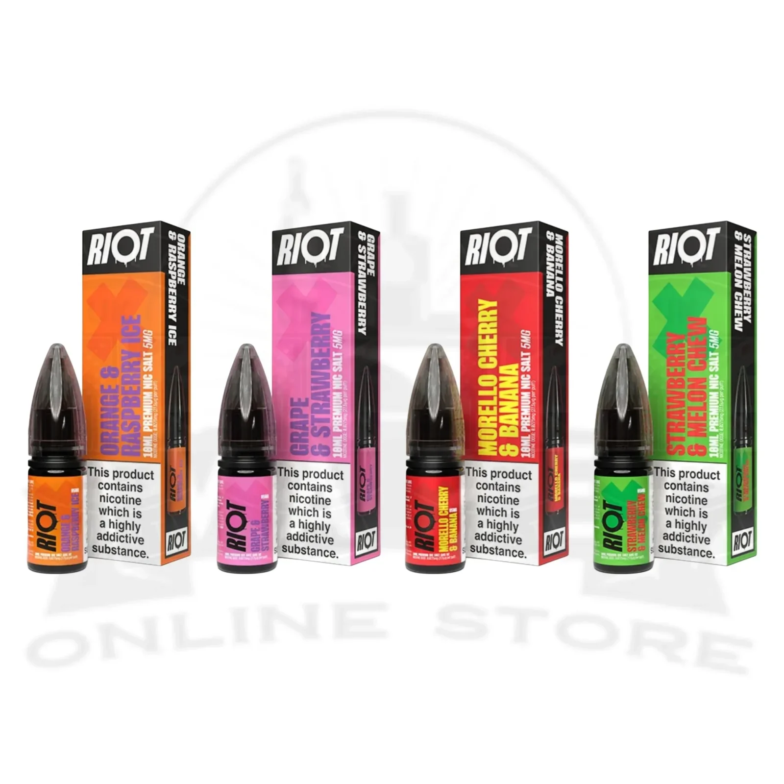 Riot X Salt 5mg 10ml Nic Salts