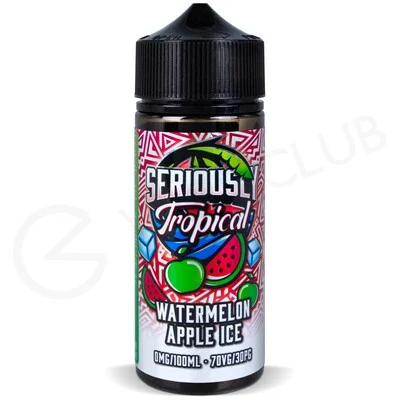 Watermelon Apple Ice Shortfill E-Liquid by Seriously Tropical 100ml