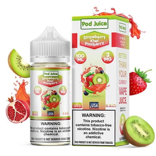 Pod Juice Strawberry Kiwi Pomberry 100ml