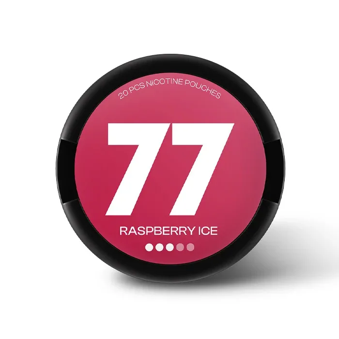 Raspberry Ice 77 Nicotine Pouches - Image 2