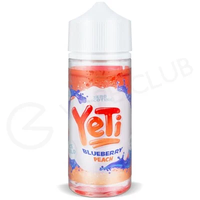 Blueberry Peach Shortfill E-Liquid by Yeti Ice 100ml