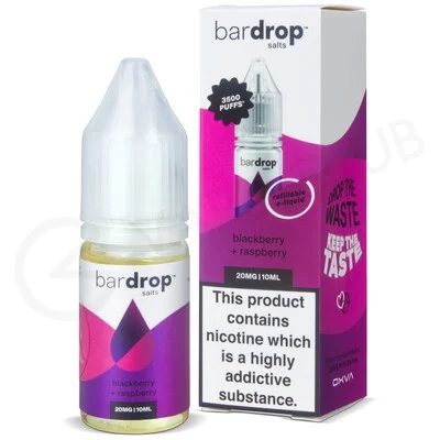 Blackberry Raspberry Nic Salt E-Liquid by Bar Drop Salts