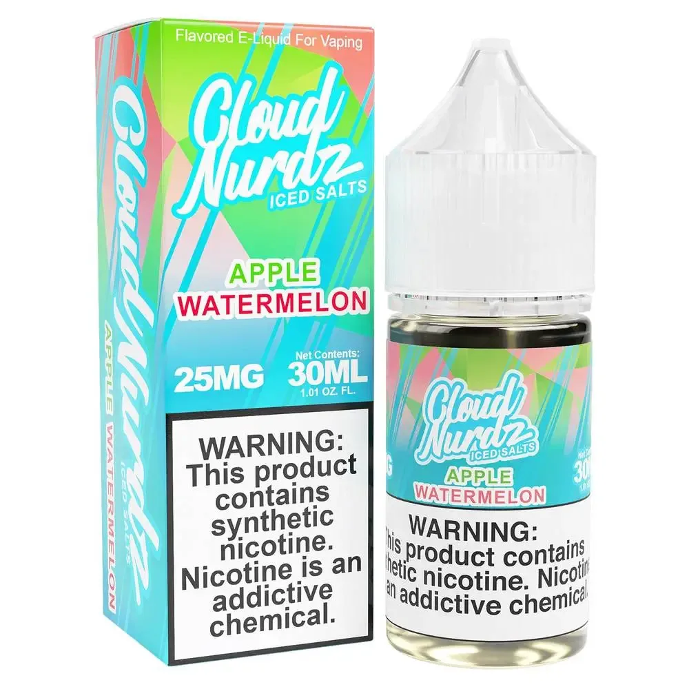 Cloud Nurdz 30mL Watermelon Apple ICED - Image 2