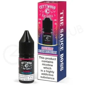 Blueberry Peach Raspberry Nic Salt E-Liquid by Cuttwood Bar Salts
