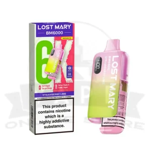 Strawberry Lime Lost Mary BM6000 Prefilled Pod Kit