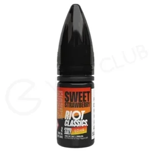 Sweet Strawberry Hybrid Salt E-Liquid by Riot Squad