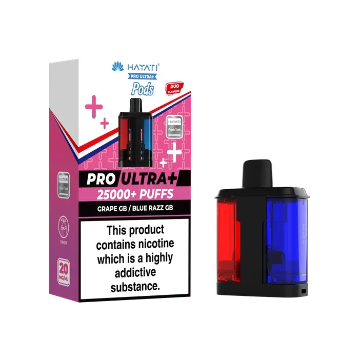 Grape GB / Blue Razz GB Hayati Pro Ultra Plus Refill Pack