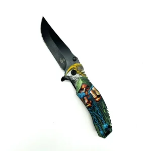 Snake Eye - 8.5" Foldable Pocket Knife - Outlaw