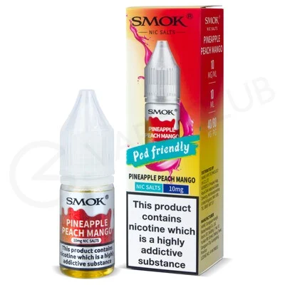 Pineapple Peach Mango Nic Salt E-Liquid by Smok Pod Friendly