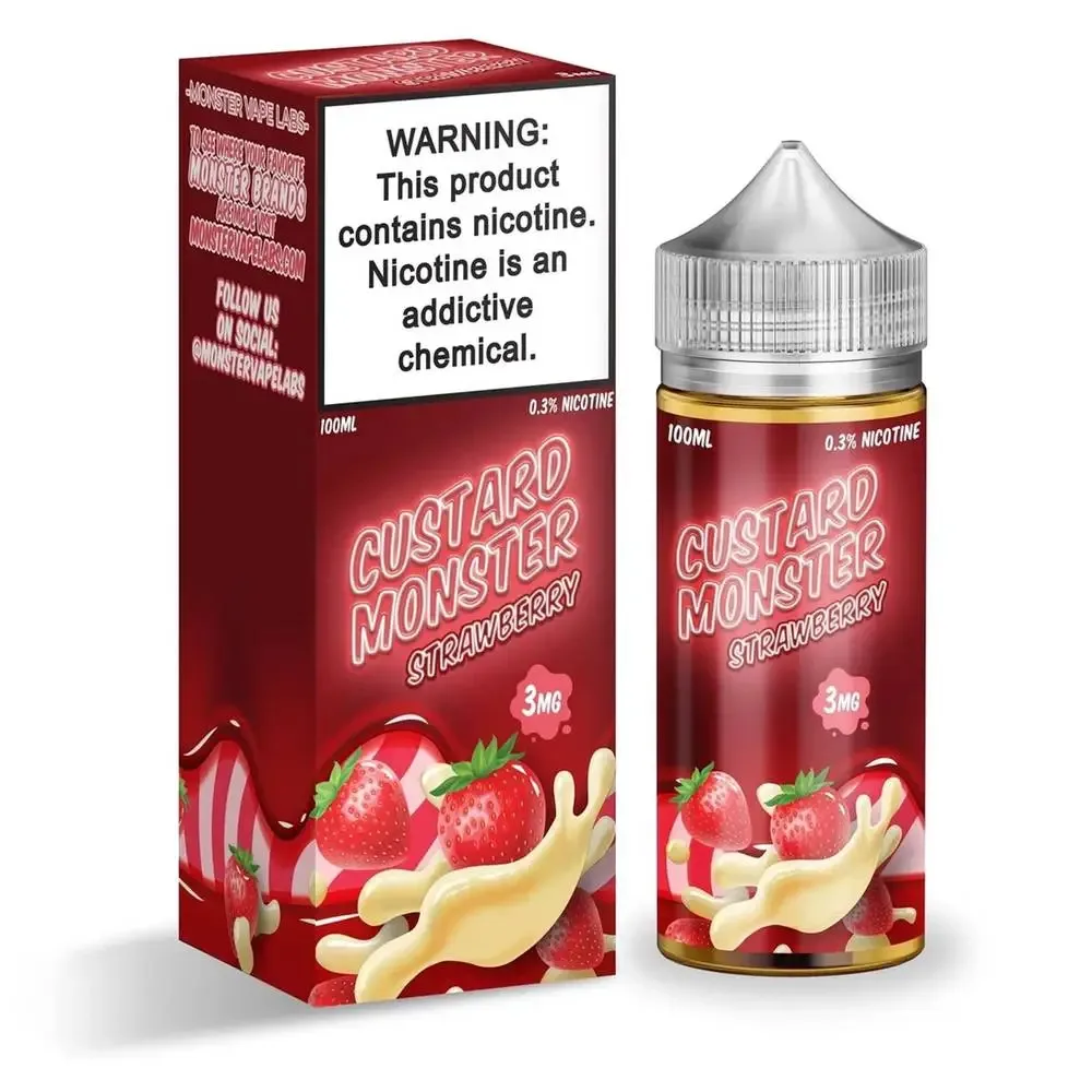 Custard Monster 100mL Strawberry Custard