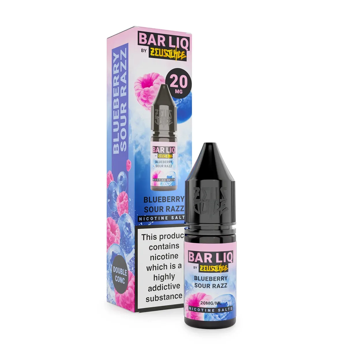 Blueberry Sour Razz by Zeus Juice Bar Liq Nic Salts