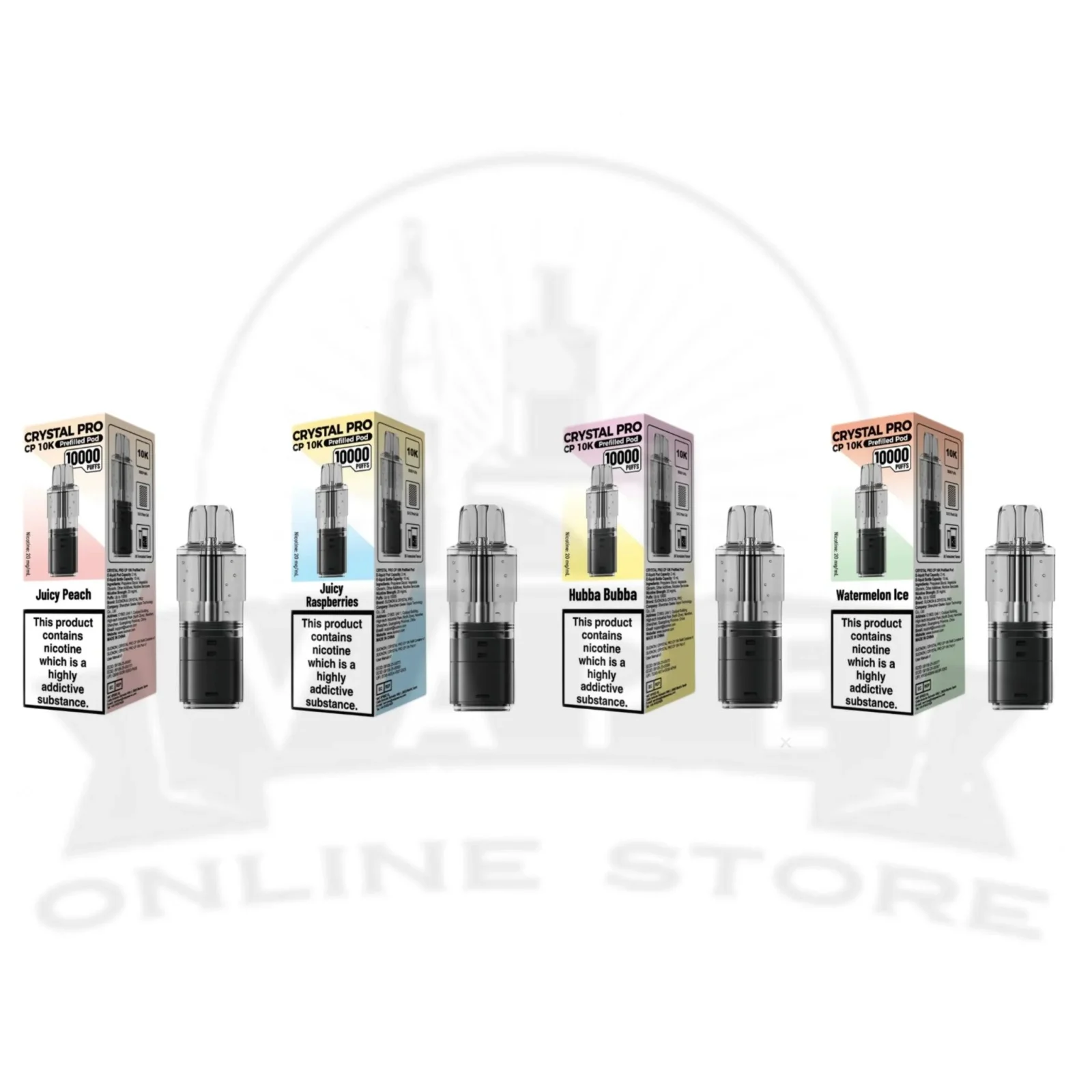 Official Crystal Pro CP 10k Pods | All Flavours In Stock