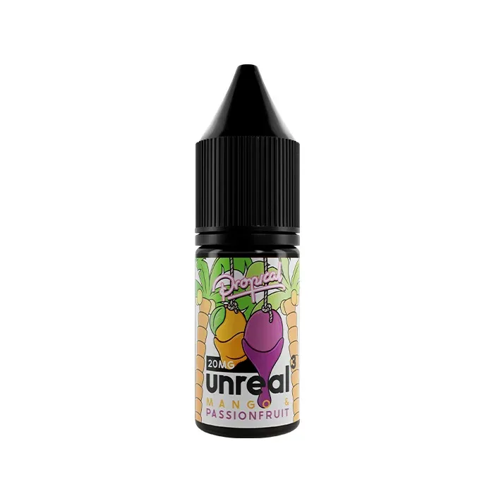 Unreal 3 Propical Mango & Passionfruit 10ml Nic Salt E-Liquid