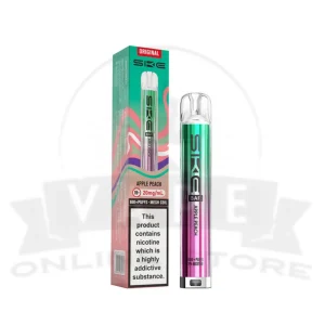 Apple Peach SKE Bar 600 Compliant Prefilled Pod Kit