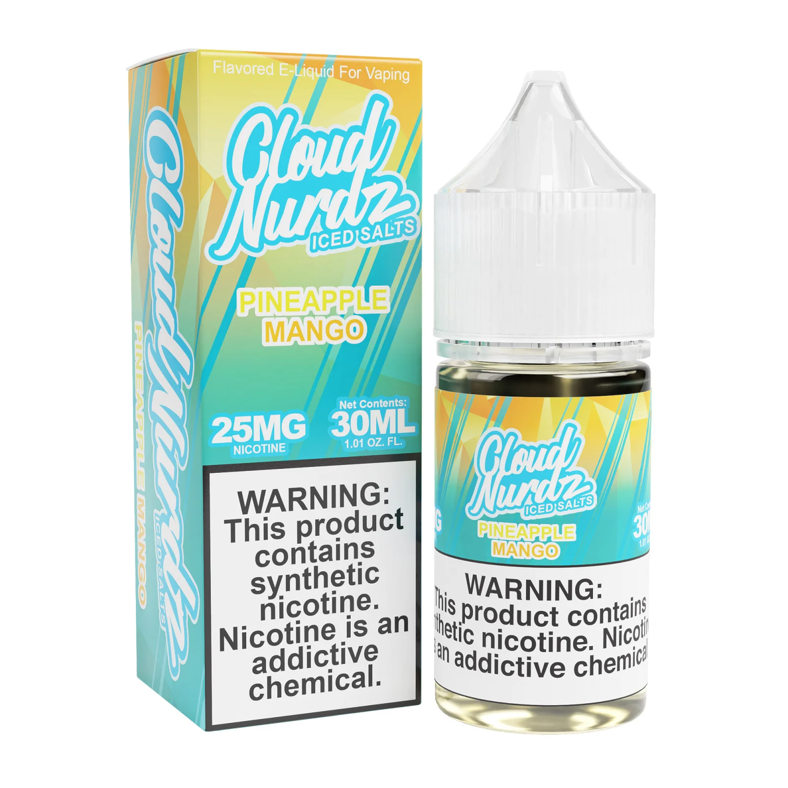 Pineapple Mango Iced – Cloud Nurdz Salts – 30mL