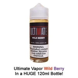 Ultimate Vapor Wild Berry Eliquid-Made in USA-Free Shipping Option!