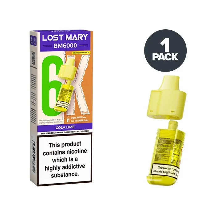 Cola Lime Lost Mary BM6000 Refill Pack