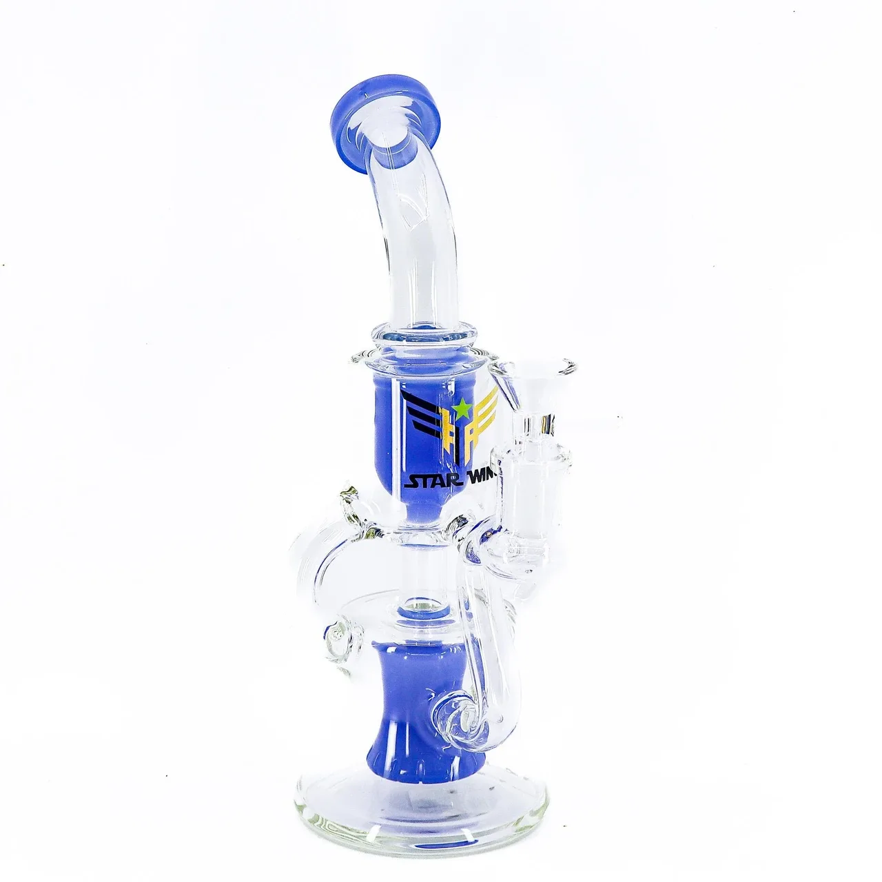 Star Wing Recycler Faberge Water Pipe - 10"
