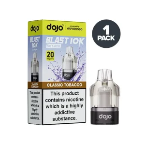 Classic Tobacco Vaporesso Dojo Blast 10k Prefilled Pods