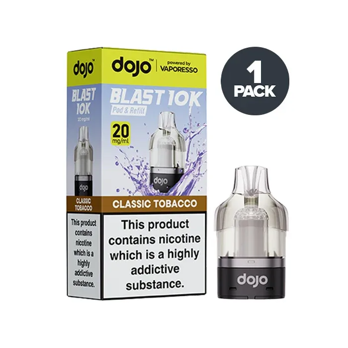 Classic Tobacco Vaporesso Dojo Blast 10k Prefilled Pods