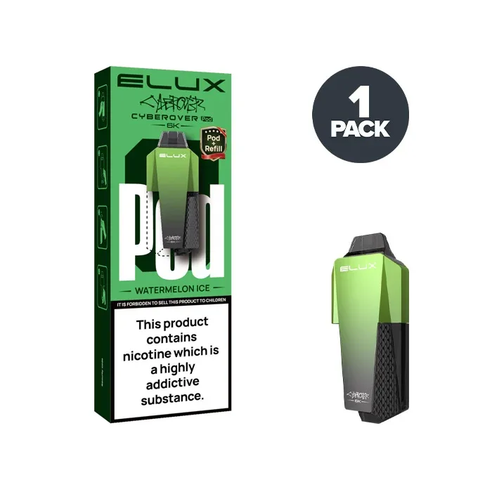Watermelon Ice Elux Cyberover 6K Prefilled Pods