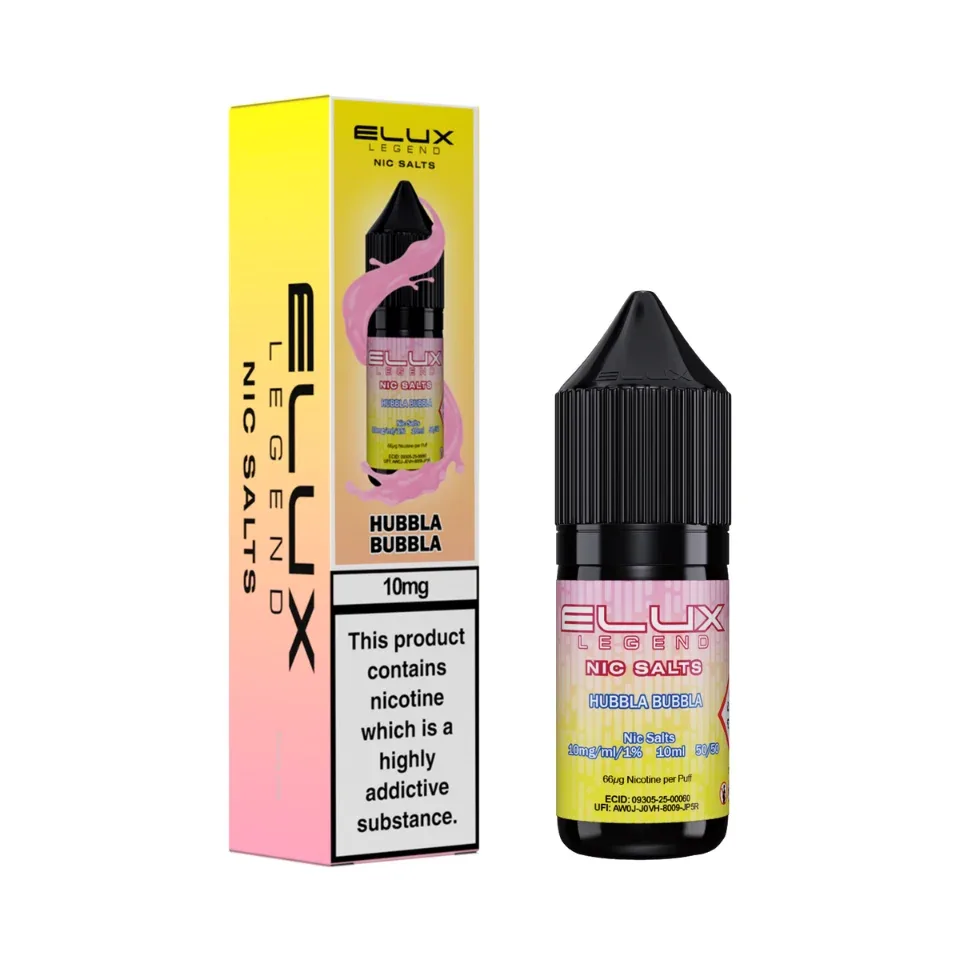 Elux Legend Hubbla Bubbla Nic Salt 10ml