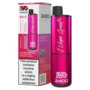 IVG 2400 Disposable Vape - Pink Edition
