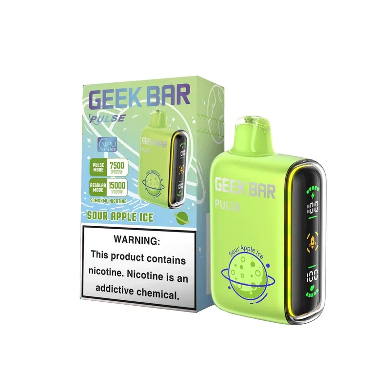 Geek Bar Pulse Sour Apple Ice - Geek Bar Pulse Sour Apple Ice