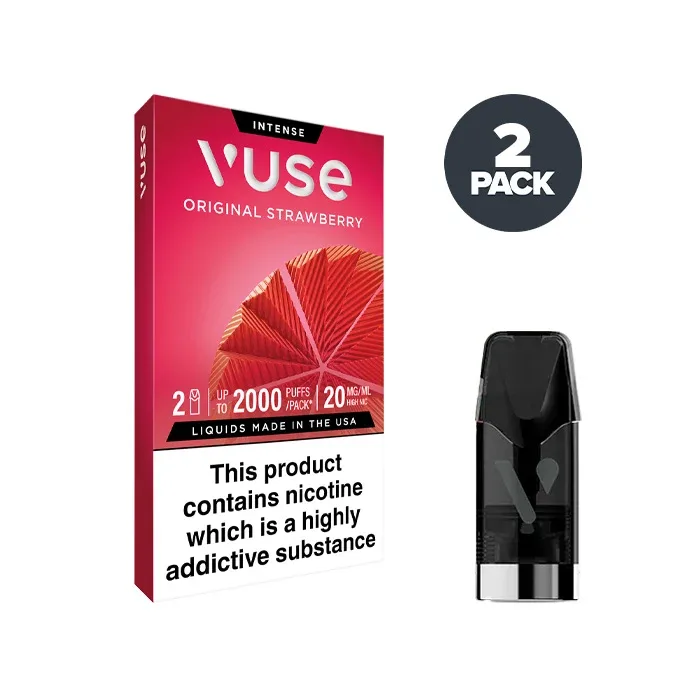 Original Strawberry Vuse Intense Pods - Image 2