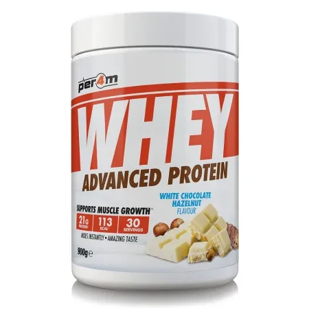 Per4m Advanced Whey Protein 900g - White Chocolate Hazelnut