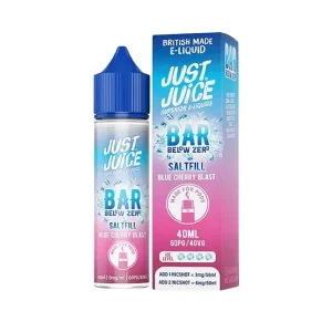 Blue Cherry Blast 40ml Saltfill by Just Juice Bar Below Zero