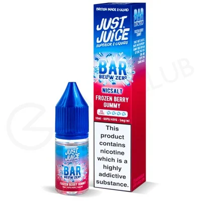 Frozen Berry Gummy Nic Salt E-Liquid by Just Juice Bar