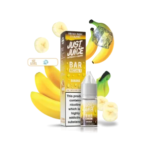 Just Juice Bar Banana 10ml Nic Salt – Creamy, Sweet, Smooth