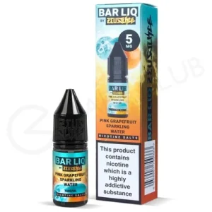 Pink Grapefruit & Sparkling Water Nic Salt E-Liquid by Bar Liq