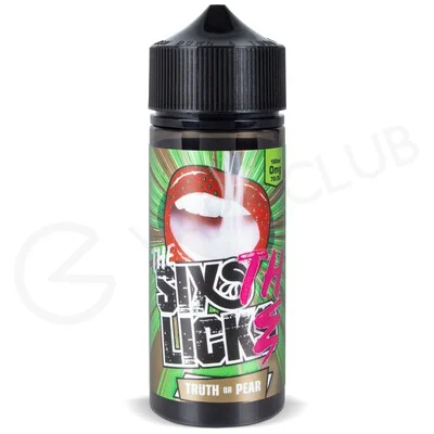 Truth or Pear Shortfill E-Liquid by Six Licks