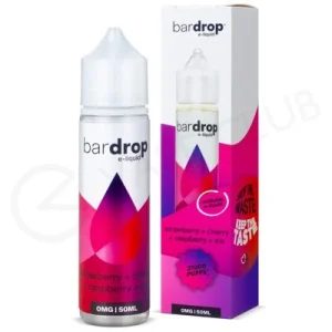 Strawberry Cherry Raspberry Ice Shortfill E-Liquid by Bar Drop 50ml
