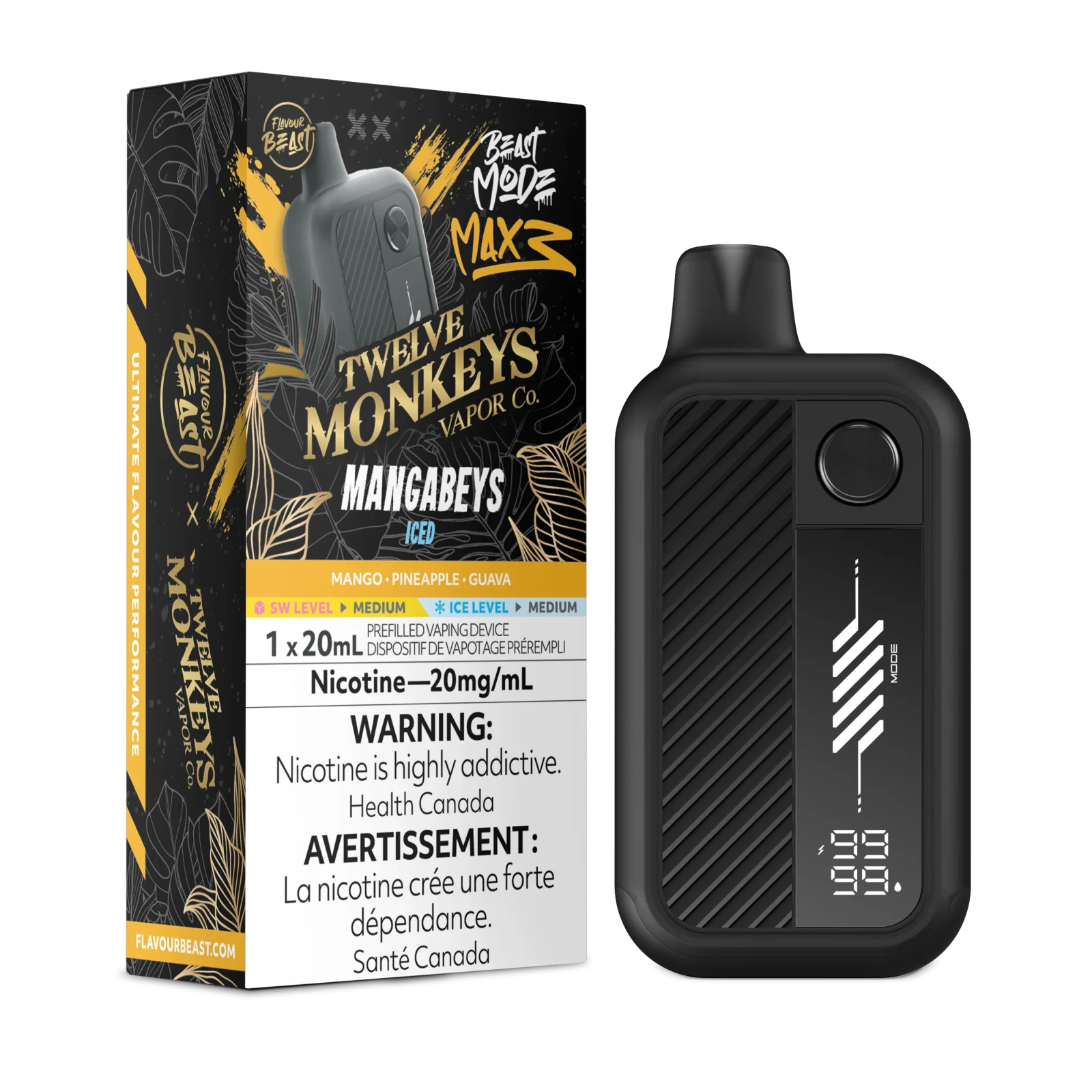 Flavour Beast Max 60K Mangabeys (Mango, Pineapple, Guava)