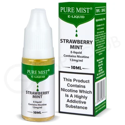 Strawberry Mint E-Liquid by Pure Mist