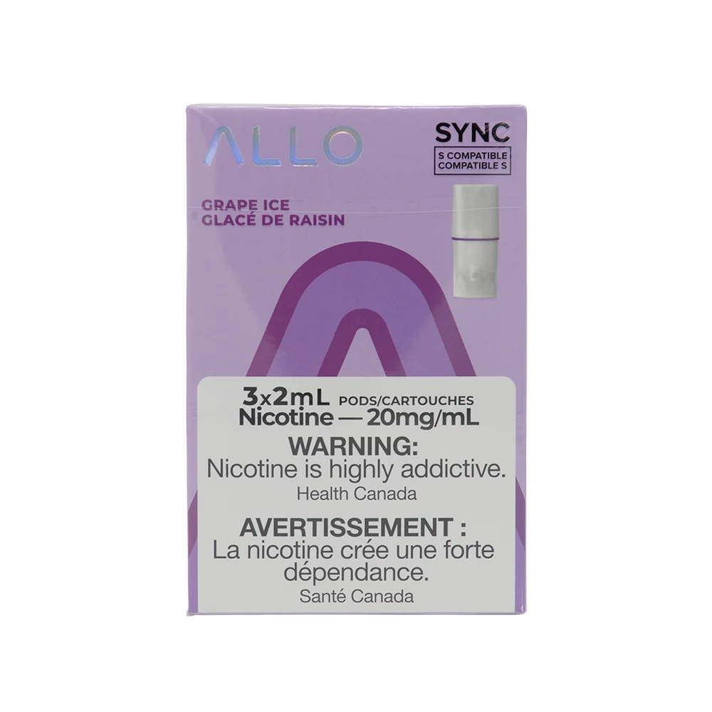 Allo Sync Pod Grape Ice 20mg 3/Pk