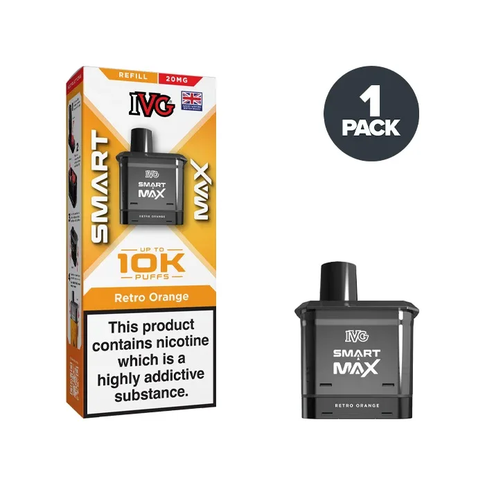 Retro Orange IVG Smart Max Refill Pack