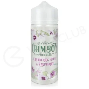 Cranberry, Apple & Raspberry Shortfill E-Liquid by Ohm Boy Volume II 100ml