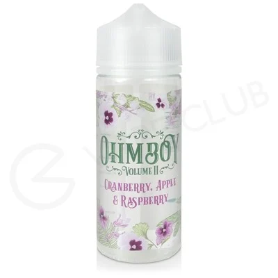 Cranberry, Apple & Raspberry Shortfill E-Liquid by Ohm Boy Volume II 100ml